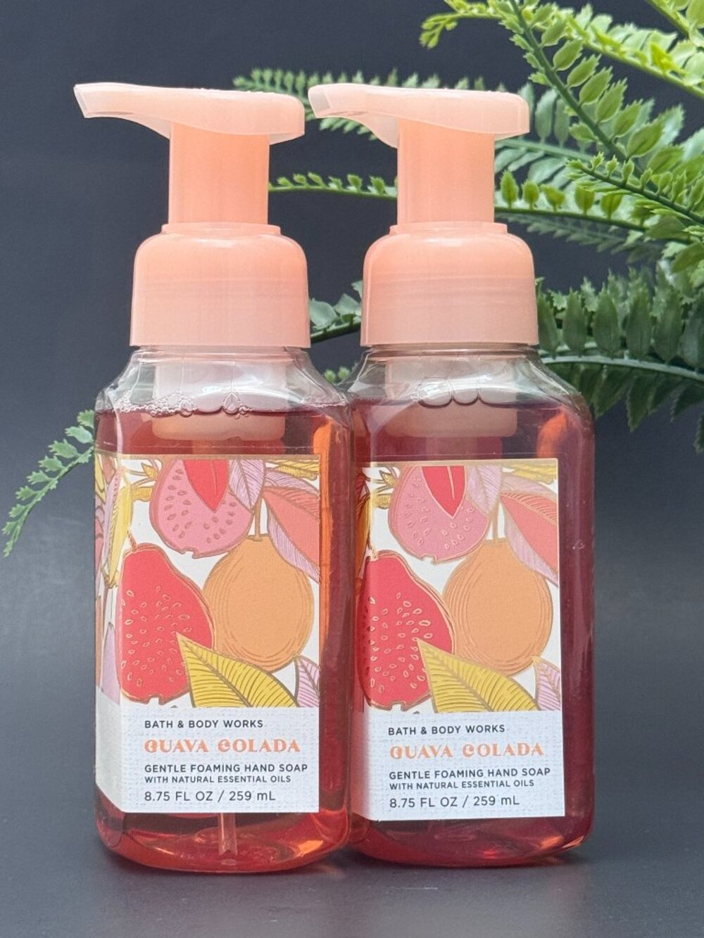 Bath & Body Works BBW Guava Colada Gentle Foaming Hand Soaps X 2